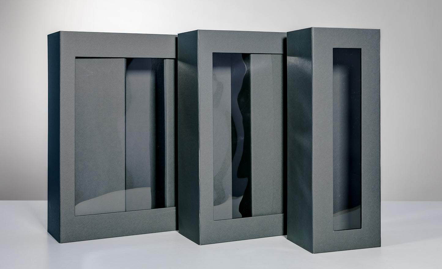 2 Bottle Charcoal Magnetic Folding Gift Box