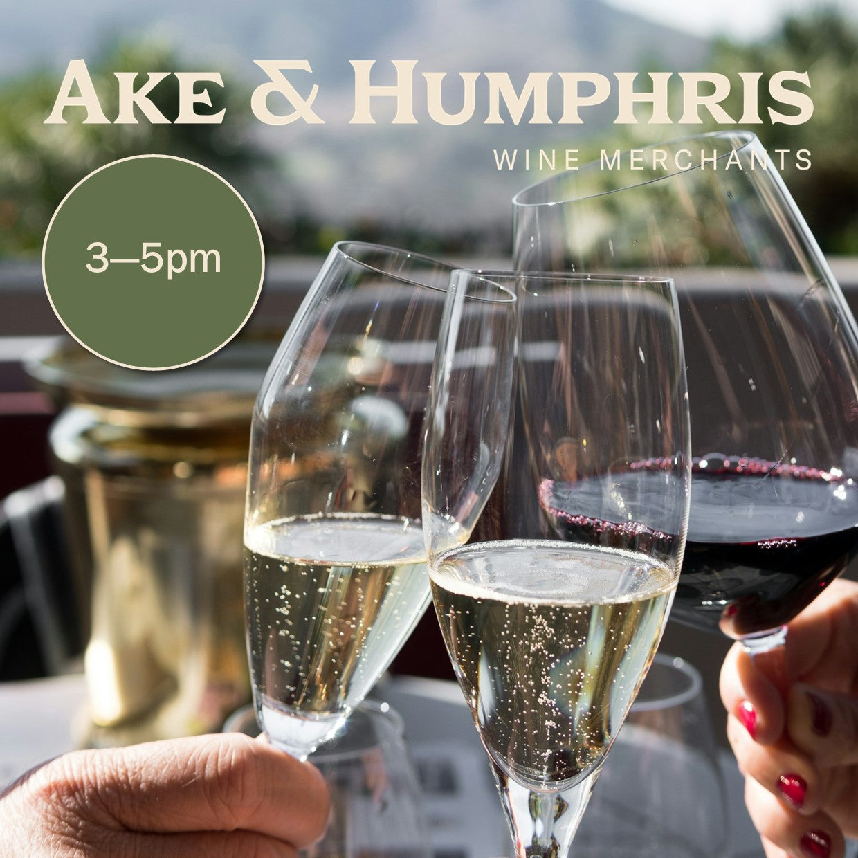 A&H Spring Wine Fair afternoon session 3-5pm