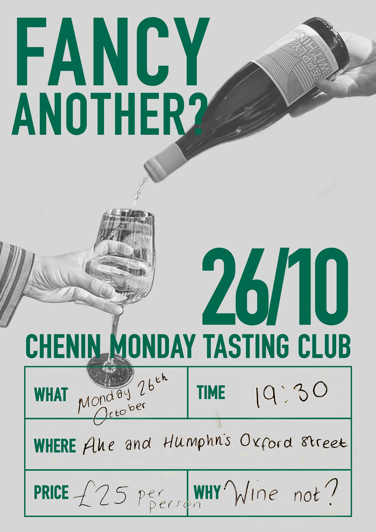 Chenin Blanc Wine Tasting October 26th