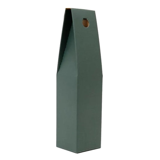 1 Bottle Card Gift Box Forest Green