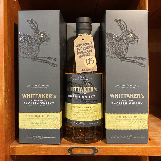 Whittaker's First Edition Harrogate Single Malt Whisky