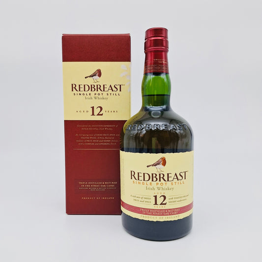 Jameson Red Breast 12 Year Old Irish Whiskey